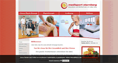 Desktop Screenshot of medisport-starnberg.de